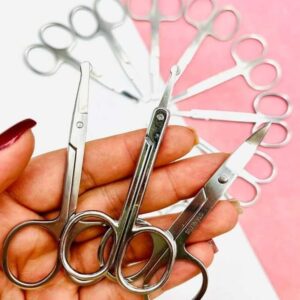قیچی ابرو ریش صورت  مناسب اصلاح خانم اقایان تیز و برنده کیفیت مناسب